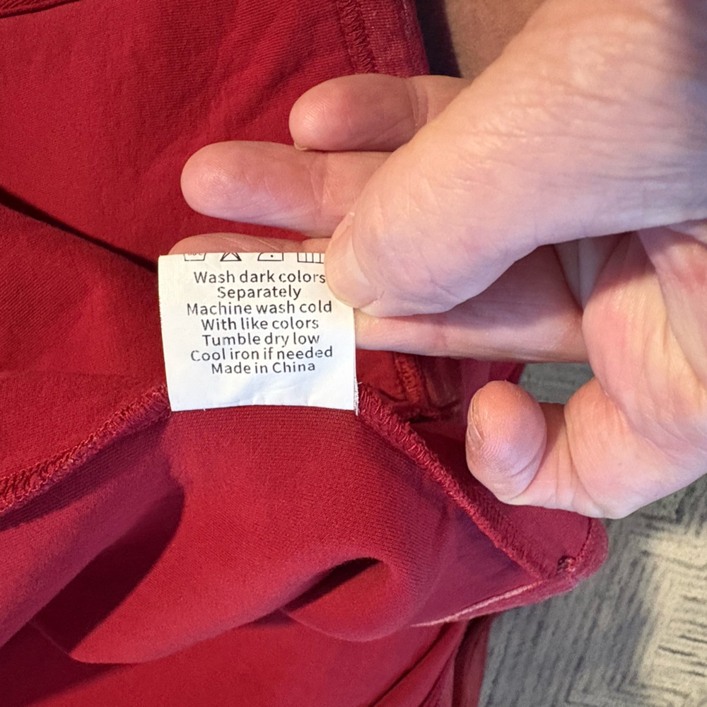 Red CVG (Constantly Varied Gear) Red Rest Day  Zip-Up Hoodie sweatshirt. NWOT - Picture 10 of 10